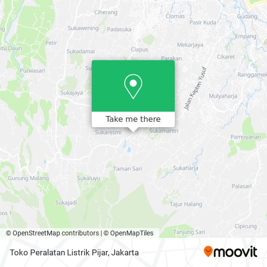 Toko Peralatan Listrik Pijar map