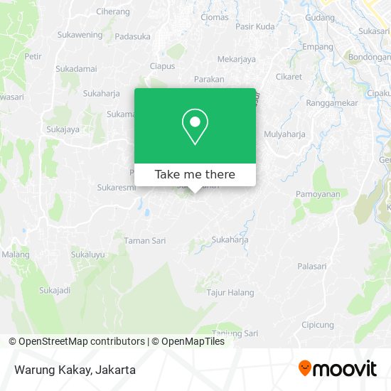 Warung Kakay map