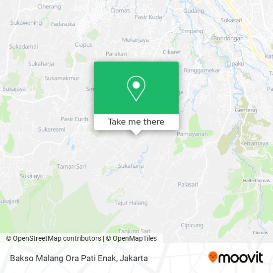 Bakso Malang Ora Pati Enak map