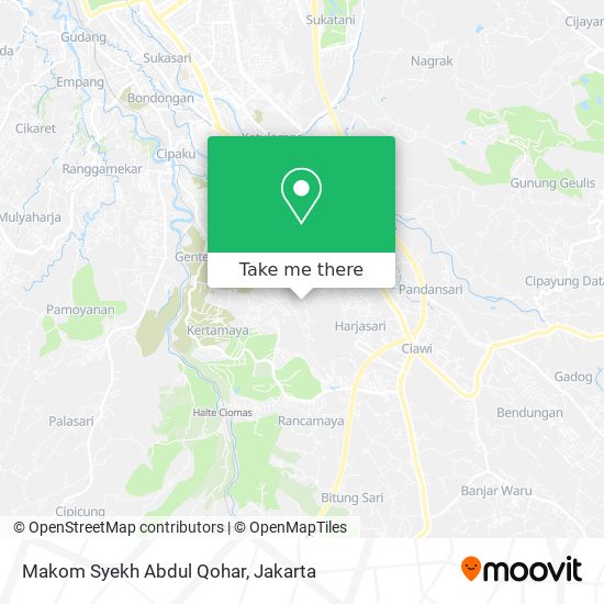 Makom Syekh Abdul Qohar map