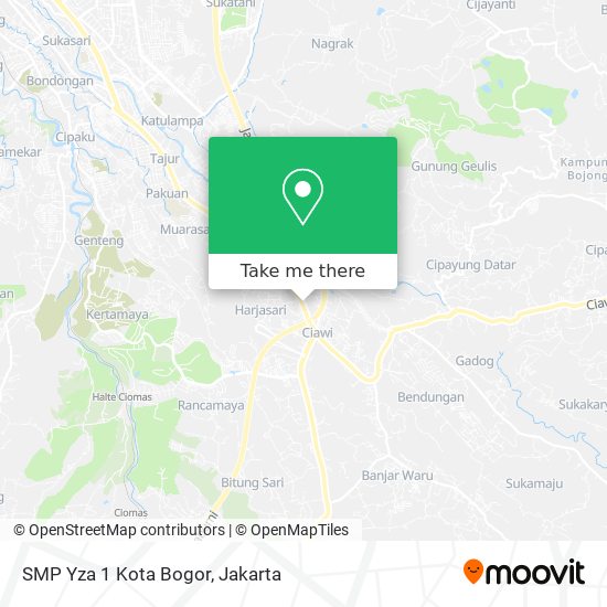 SMP Yza 1 Kota Bogor map