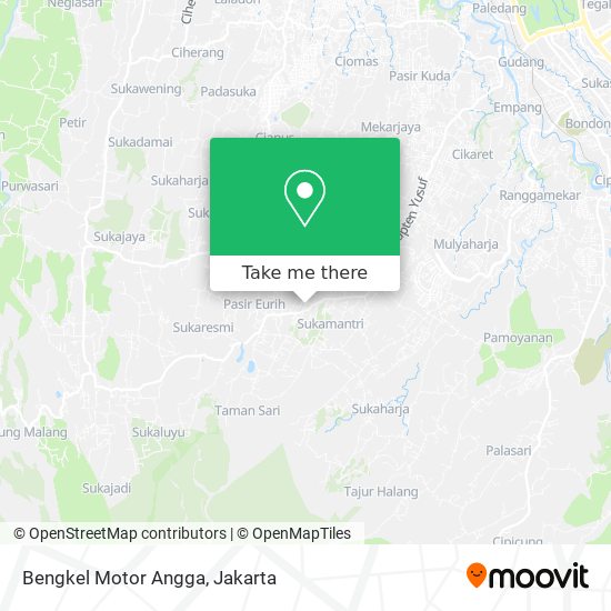 Bengkel Motor Angga map