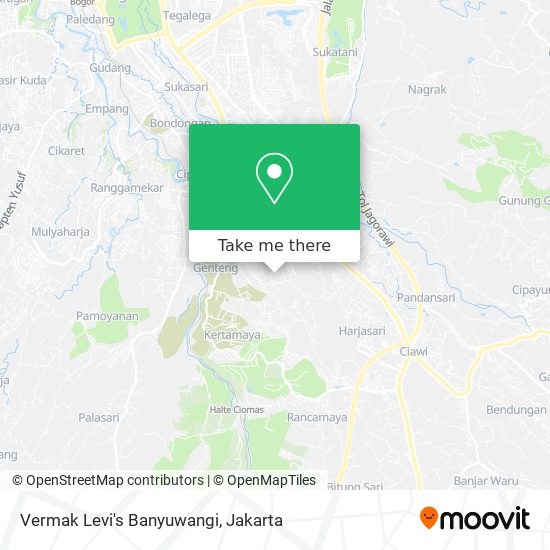 Vermak Levi's Banyuwangi map