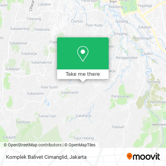 Komplek Balivet Cimanglid map