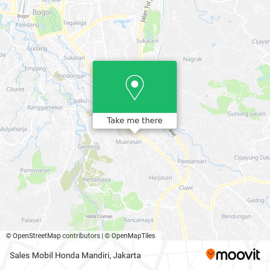 Sales Mobil Honda Mandiri map