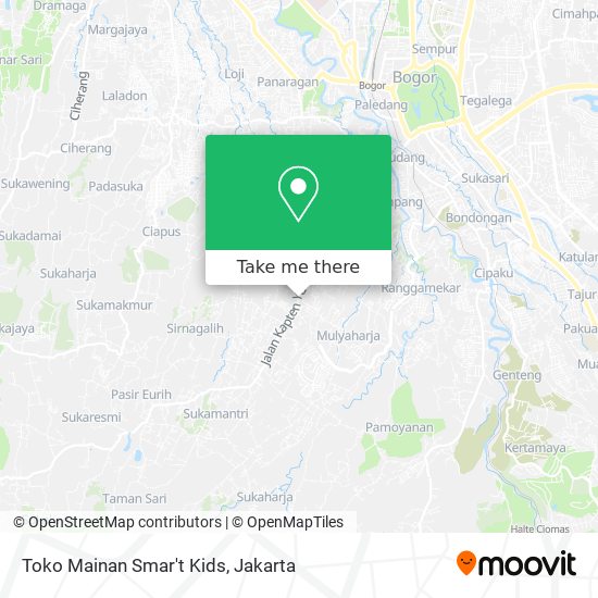 Toko Mainan Smar't Kids map