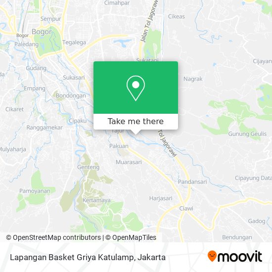 Lapangan Basket Griya Katulamp map