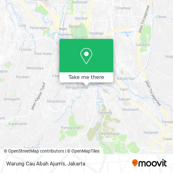 Warung Cau Abah Ajum's map