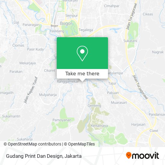 Gudang Print Dan Design map