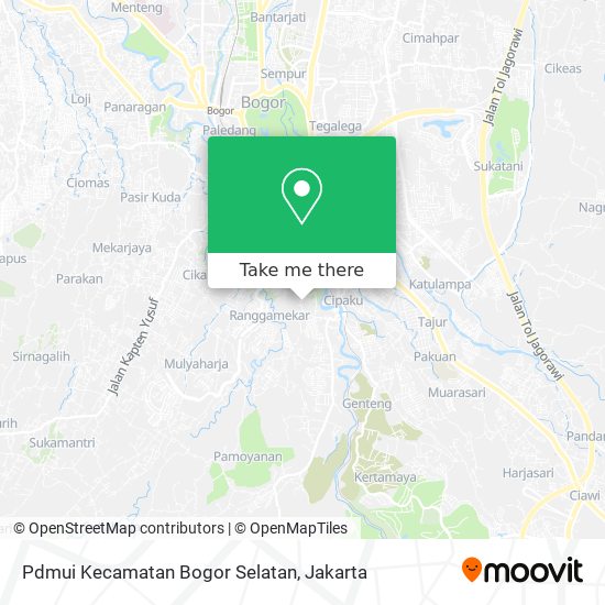 Pdmui Kecamatan Bogor Selatan map