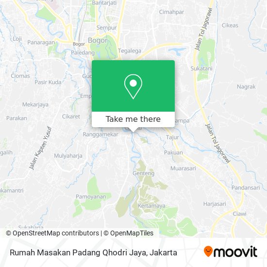 Rumah Masakan Padang Qhodri Jaya map