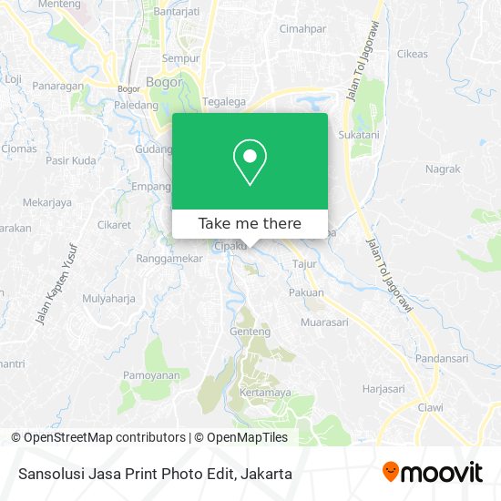 Sansolusi Jasa Print Photo Edit map