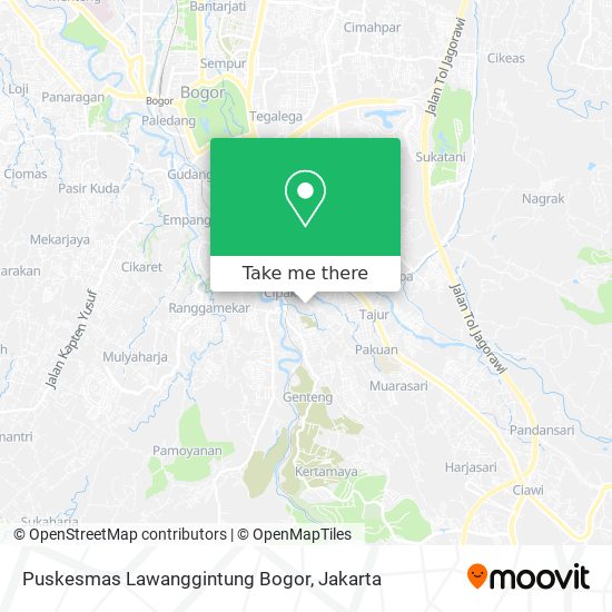 Puskesmas Lawanggintung Bogor map