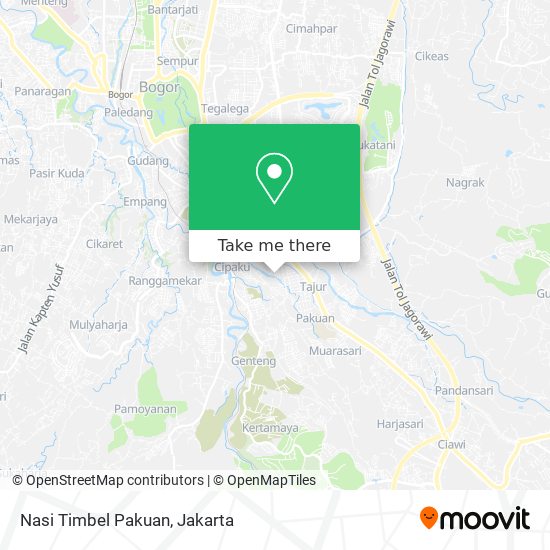 Nasi Timbel Pakuan map