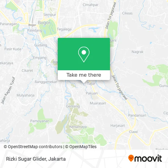 Rizki Sugar Glider map