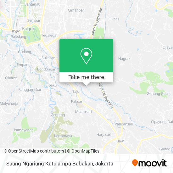 Saung Ngariung Katulampa Babakan map