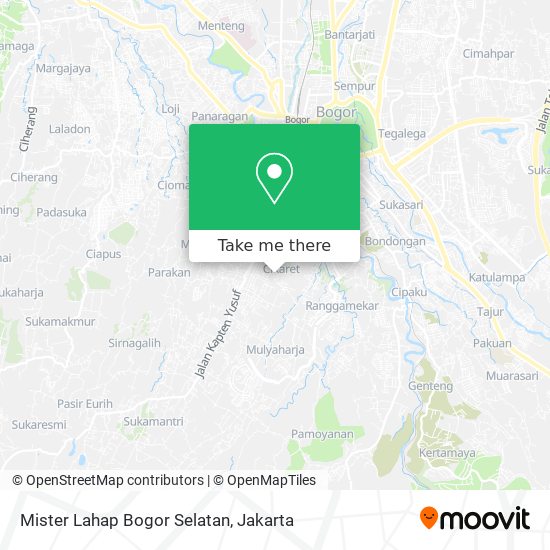Mister Lahap Bogor Selatan map