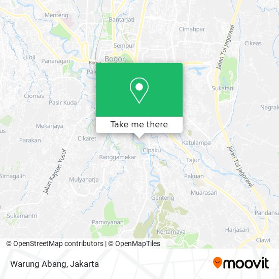 Warung Abang map