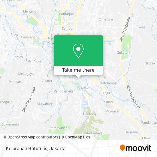Kelurahan Batutulis map