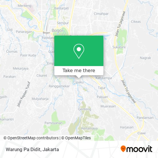 Warung Pa Didit map