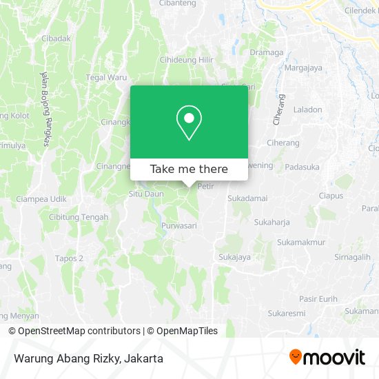 Warung Abang Rizky map