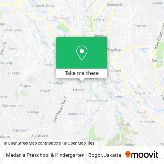 Madania Preschool & Kindergarten - Bogor map