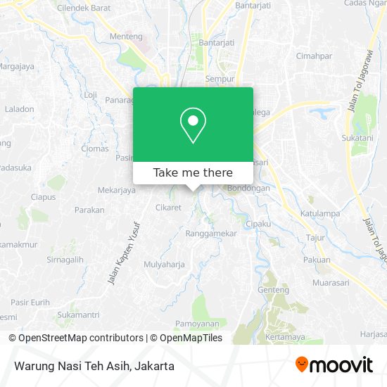 Warung Nasi Teh Asih map