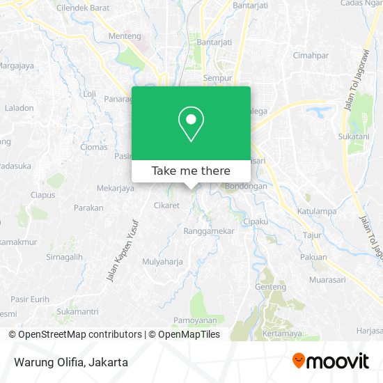 Warung Olifia map