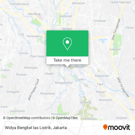 Widya Bengkel las Listrik map