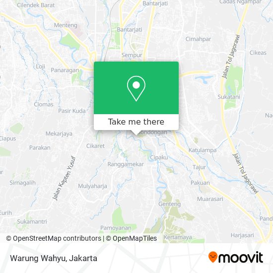 Warung Wahyu map