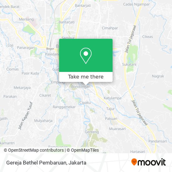 Gereja Bethel Pembaruan map