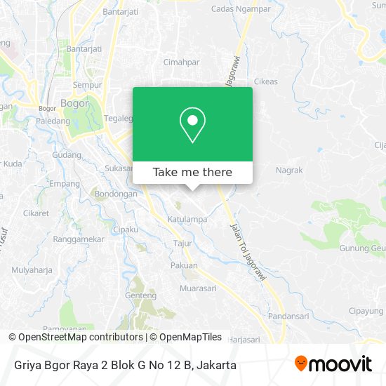 Griya Bgor Raya 2 Blok G No 12 B map
