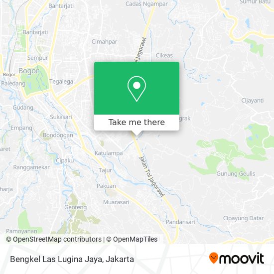 Bengkel Las Lugina Jaya map