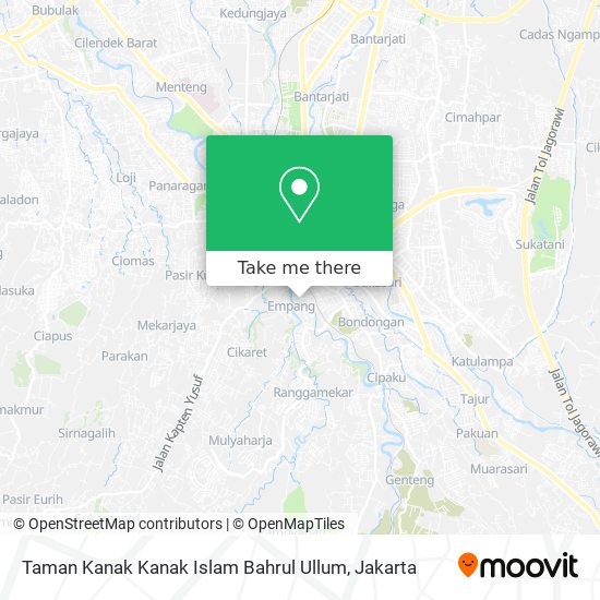 Taman Kanak Kanak Islam Bahrul Ullum map