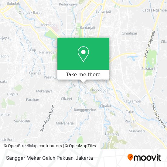 Sanggar Mekar Galuh Pakuan map