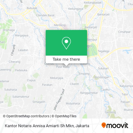 Kantor Notaris Annisa Amiarti Sh Mkn map