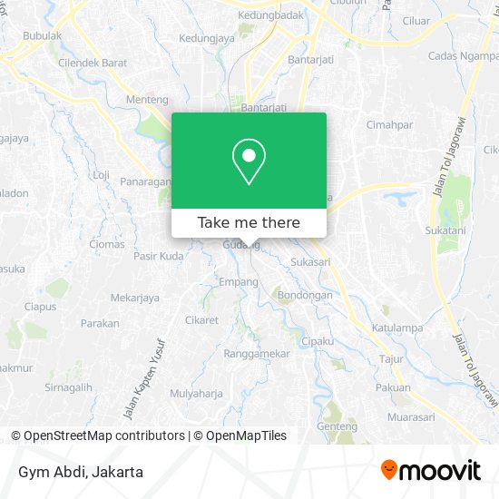 Gym Abdi map