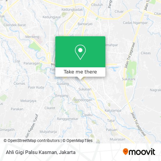 Ahli Gigi Palsu Kasman map