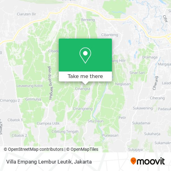 Villa Empang Lembur Leutik map