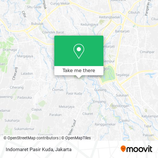 Indomaret Pasir Kuda map