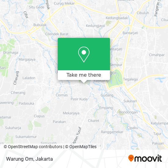 Warung Om map