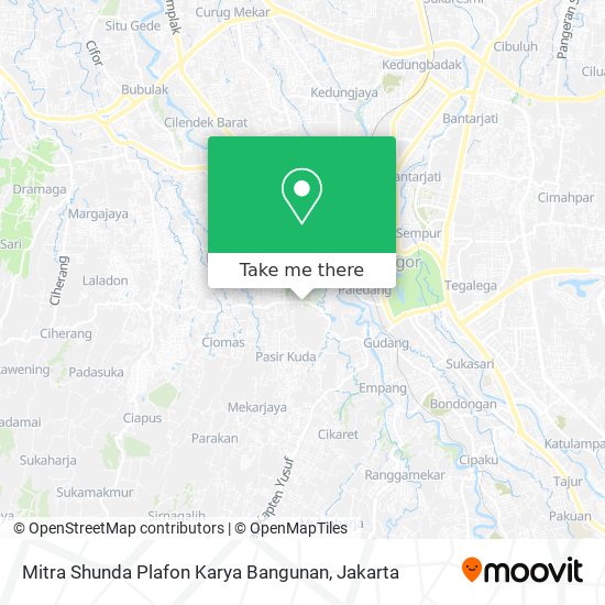 Mitra Shunda Plafon Karya Bangunan map