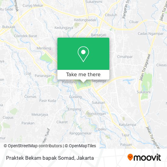 Praktek Bekam bapak Somad map
