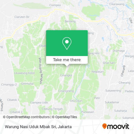 Warung Nasi Uduk Mbak Sri map