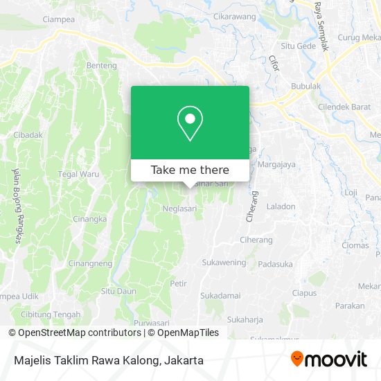 Majelis Taklim Rawa Kalong map