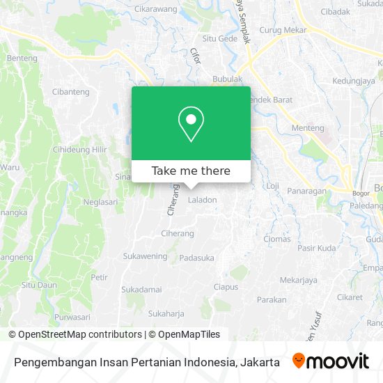 Pengembangan Insan Pertanian Indonesia map