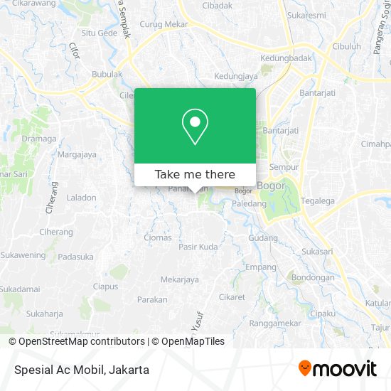 Spesial Ac Mobil map