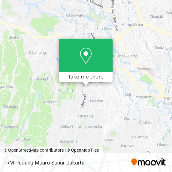 RM Padang Muaro Sunur map