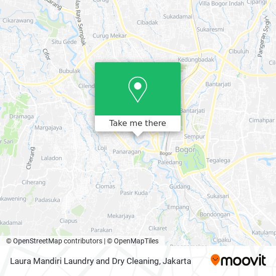 Laura Mandiri Laundry and Dry Cleaning map