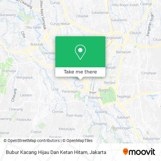 Bubur Kacang Hijau Dan Ketan Hitam map